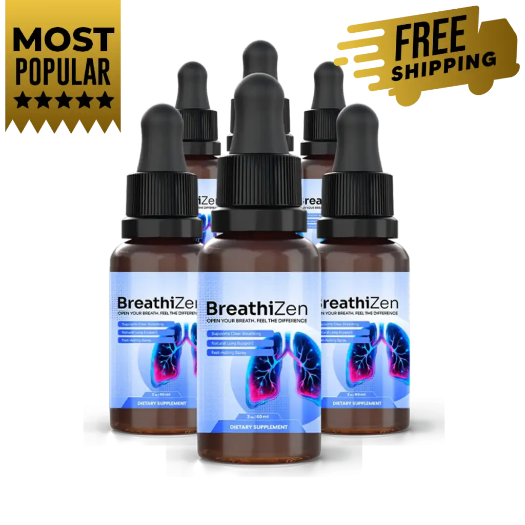 Six bottles of BreathiZen oral spray