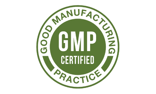 GMP certified good manufacturing practice badge